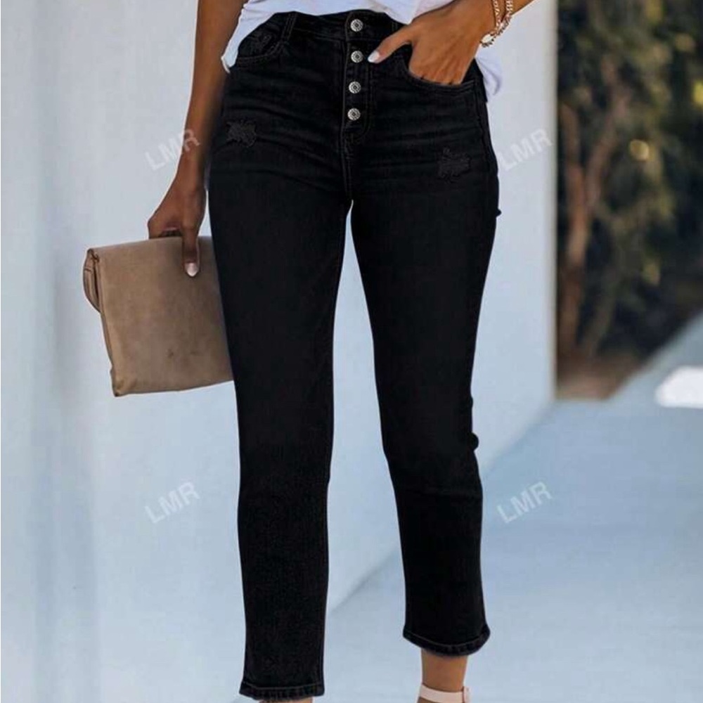 Elastic Skinny Jeans For Women